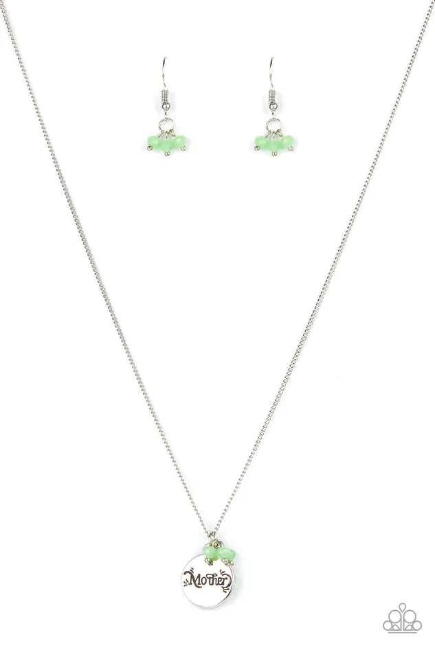 Warm My Heart Green Paparazzi Accessories Necklaces