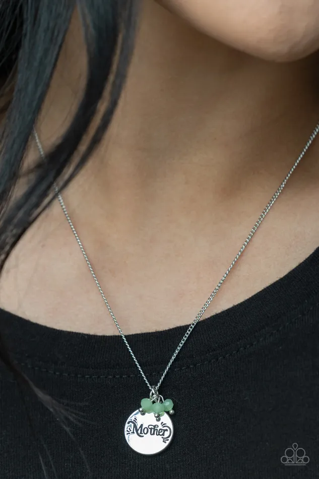 Warm My Heart Green Paparazzi Accessories Necklaces