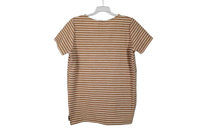 Wishlist Earrings Wishlist Orange Striped Top S
