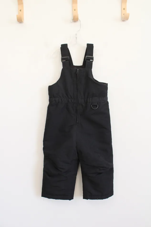 WonderKids Rings WonderKids Black Bib Snow Pants 2T