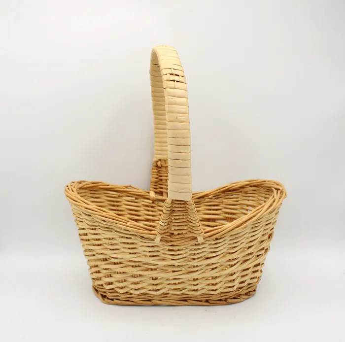 Woven Basket W Handle Jubilee Thrift Earrings