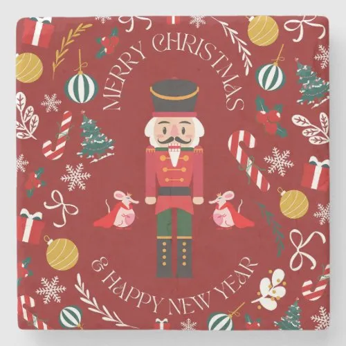 ZAZZLE Rings Nutcracker Stone Coaster